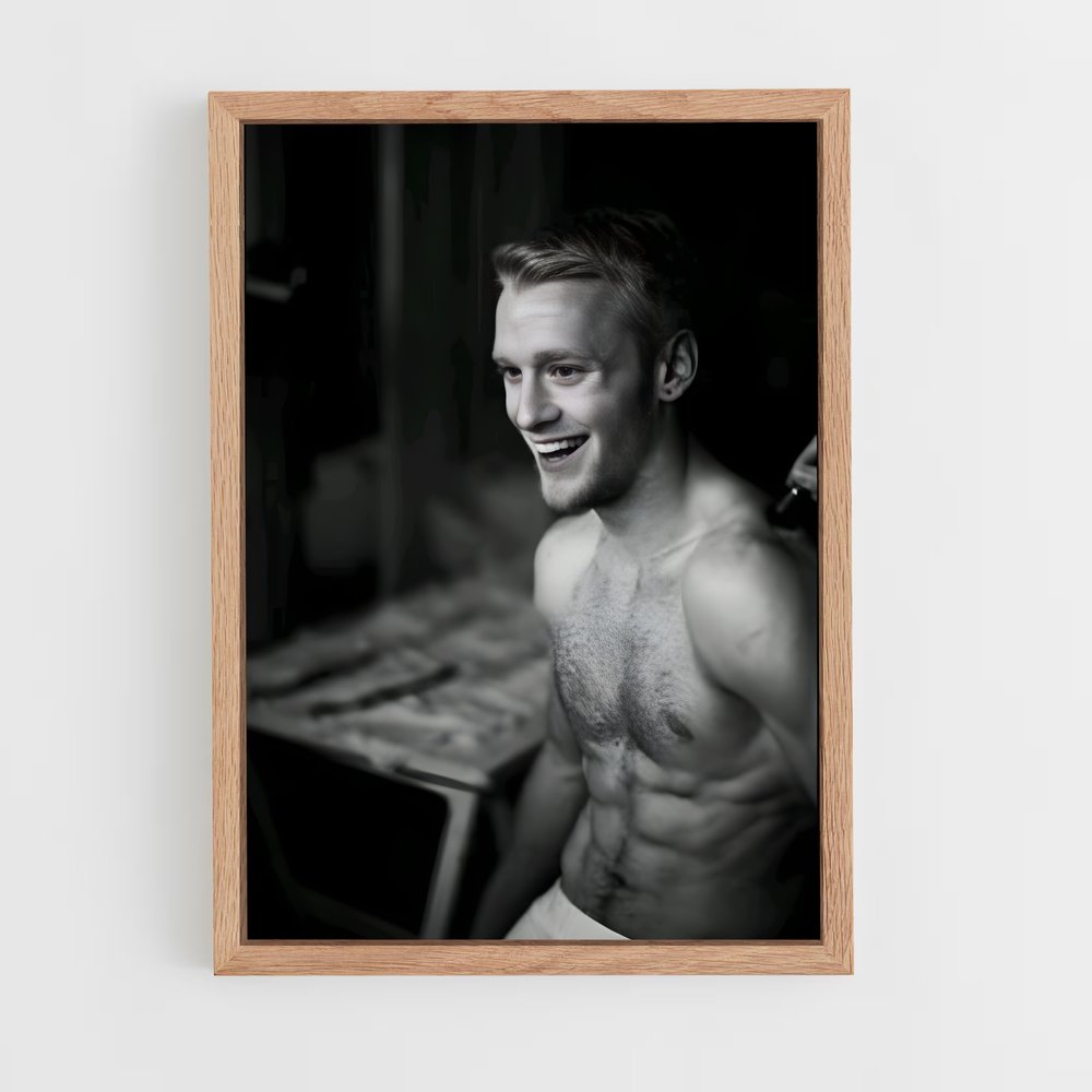 Poster Sourire de Jonnie – affiche Jeux Olympiques (vue 4)